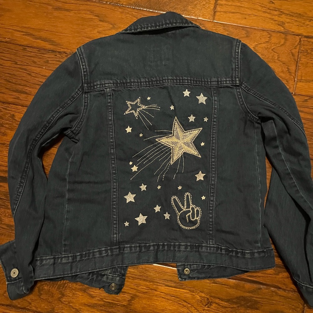 GAP Youth Dark Blue/Black Denim Jacket